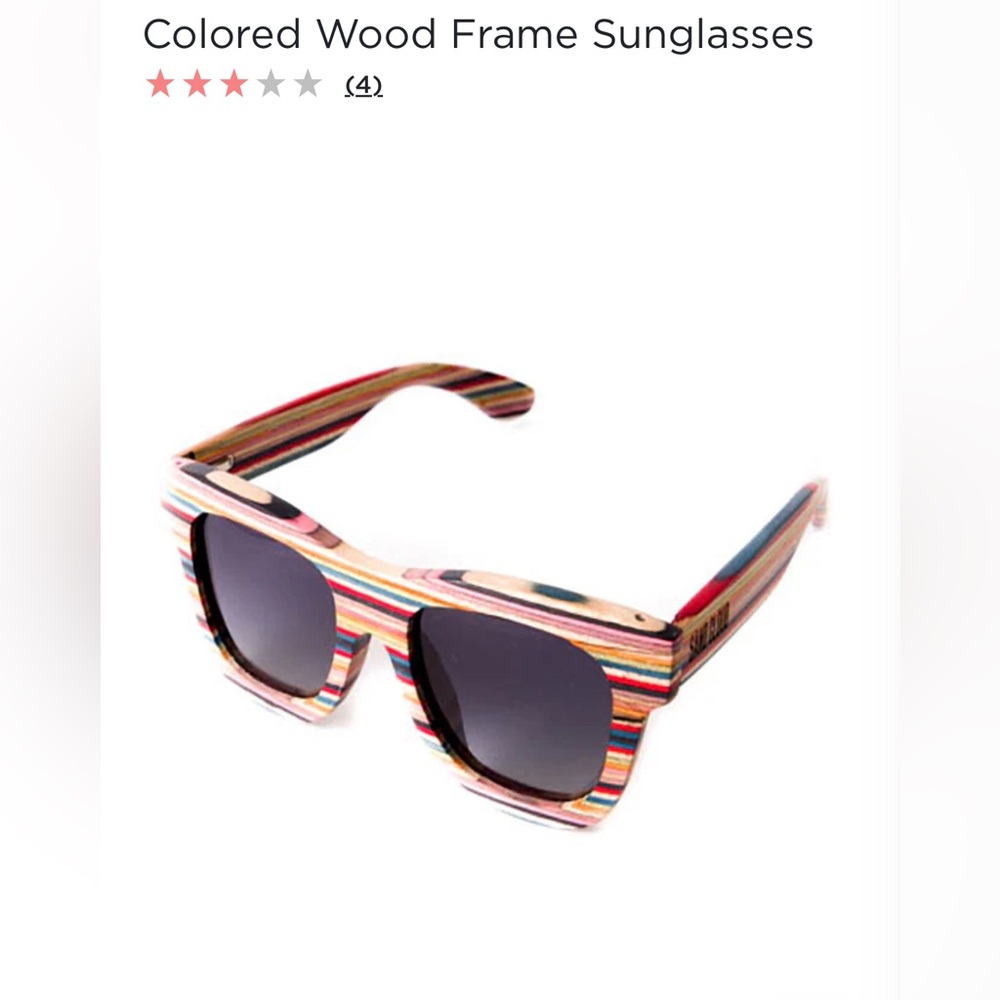 Colored Wood Sunglasses  Sandcloud